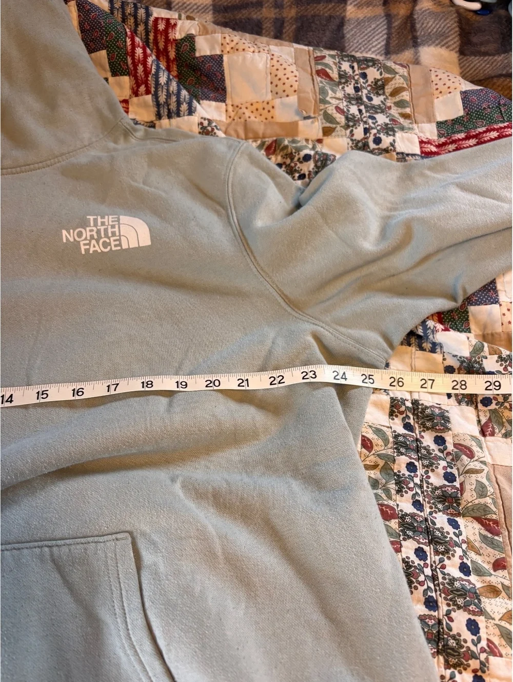 The North Face Men's Hoodie Sweatshirt Size XXL Light Gray